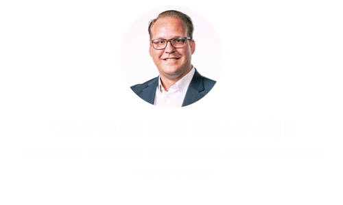 Gerhard van Reeuwijk (Corporate manager marketing & communication KOKS Group)